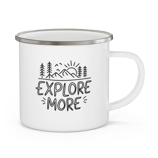 Explore More Mountain & Forest Camping Mug for Nature Lovers - t91a25