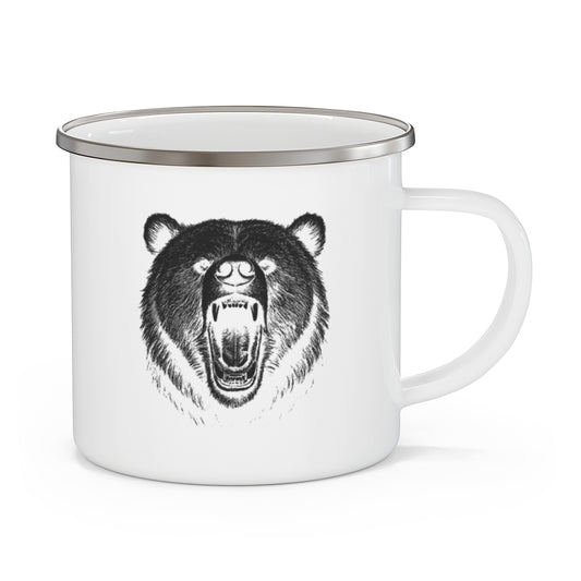 Roaring Bear Survivalist Camping Mug for Hunters & Hikers - t441a25