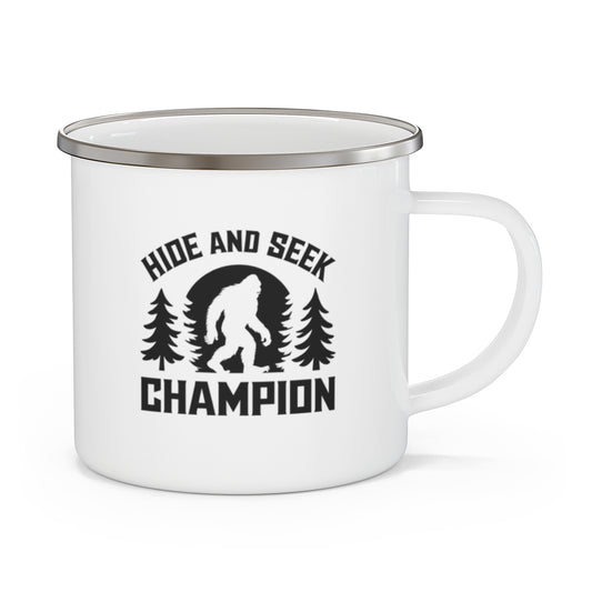 Hide and Seek Champion Bigfoot Mug - Camping Gift - t114a25