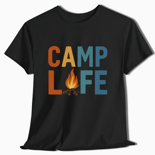 Camp Life Campfire T-Shirt - t438a25