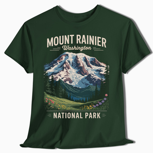Mount Rainier National Park Washington Shirt Gift - t299a25