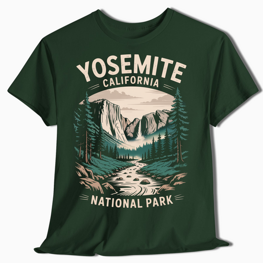 Yosemite National Park T-Shirt for Outdoor Lovers - t285a25