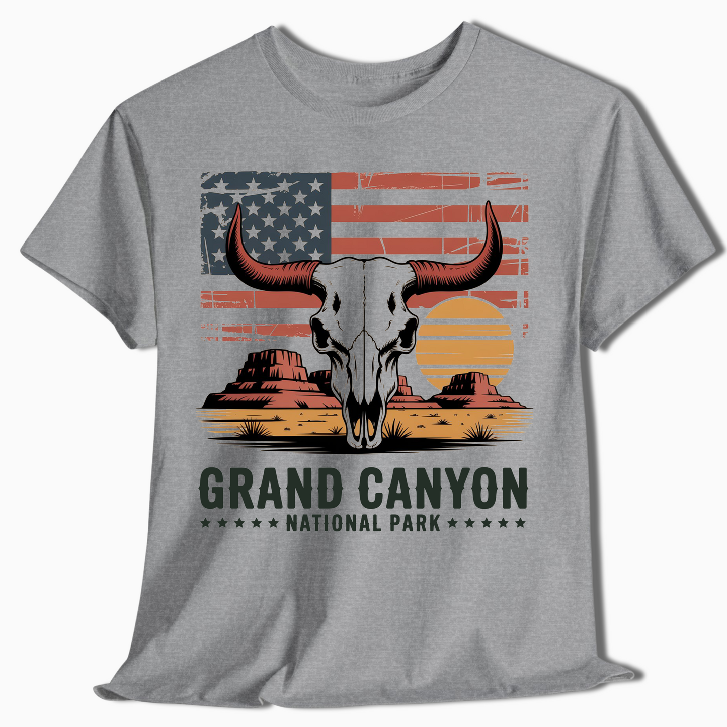 Grand Canyon National Park Retro T-Shirt - t407a25