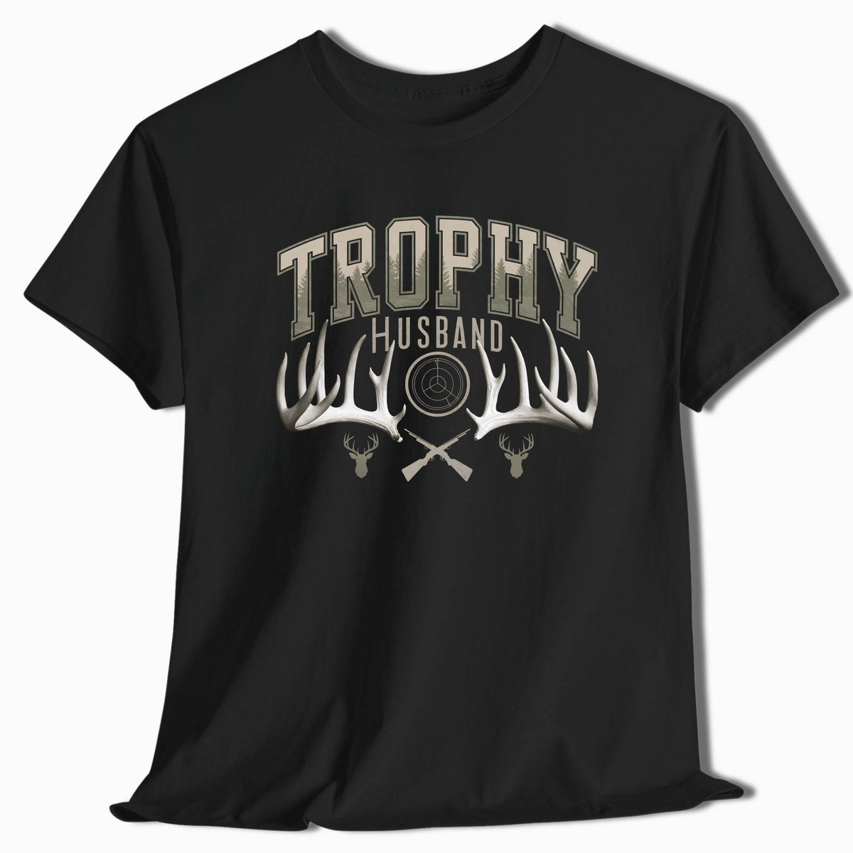 Trophy Husband T-Shirt Hunting Graphic Tee - t120a25