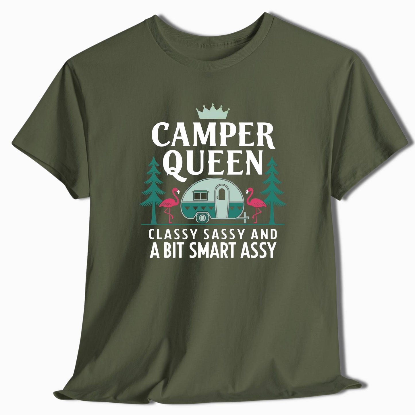 Camping T-Shirt Camper Queen - t129a25