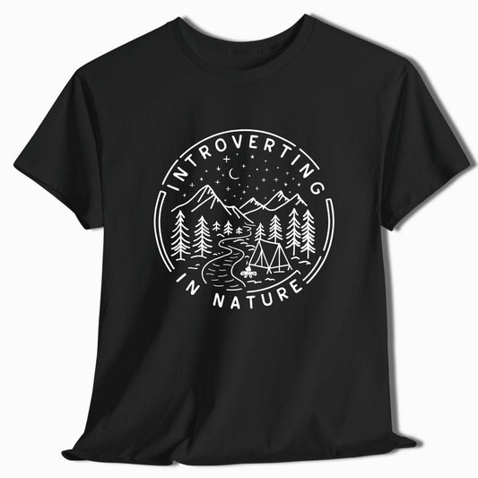 Camping Shirt - Introverting In Nature Camping Site - t12a25