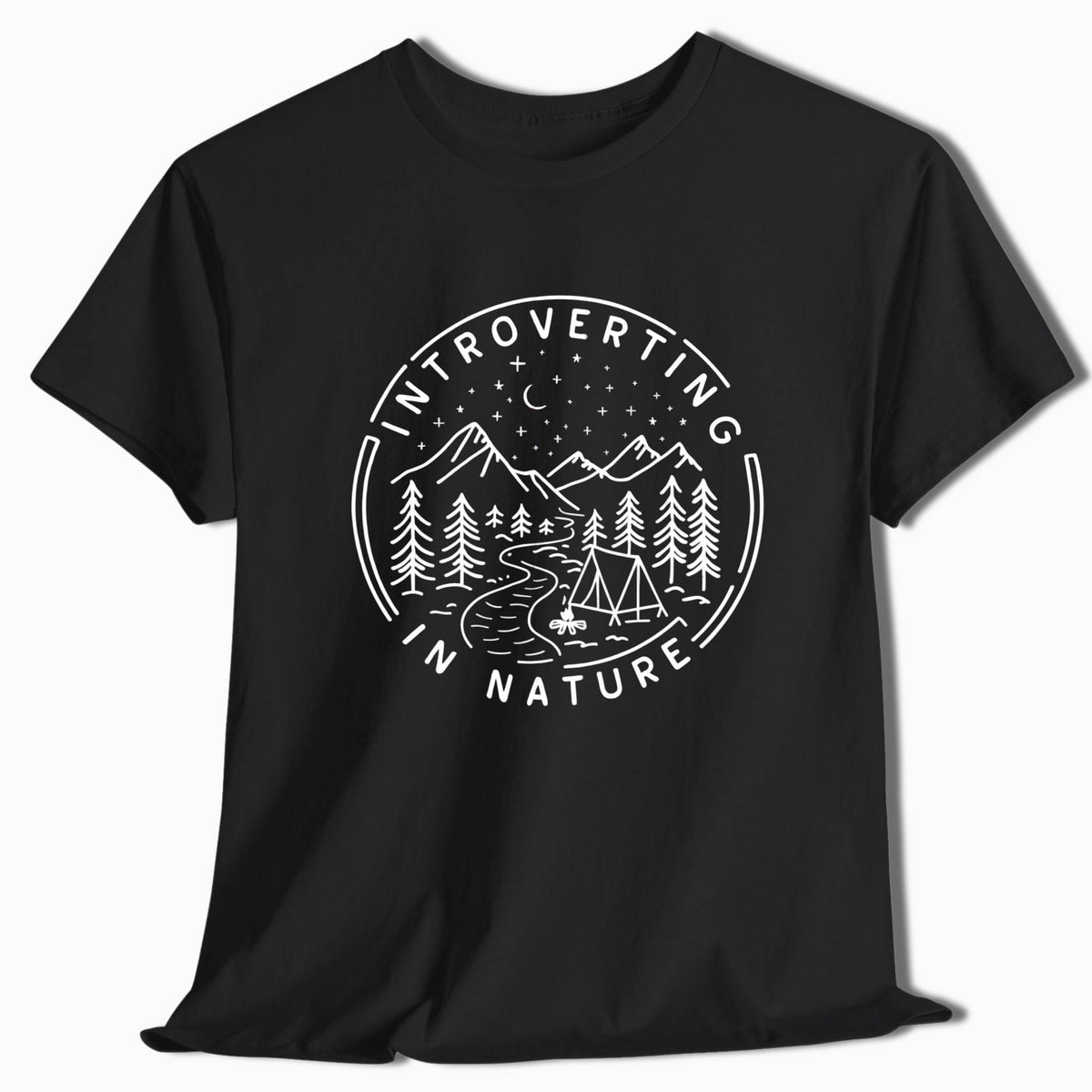 Camping Shirt - Introverting In Nature Camping Site - t12a25