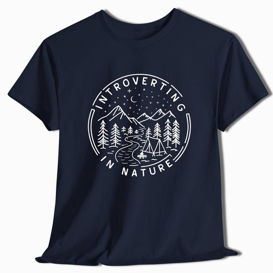 Camping Shirt - Introverting In Nature Camping Site - t12a25