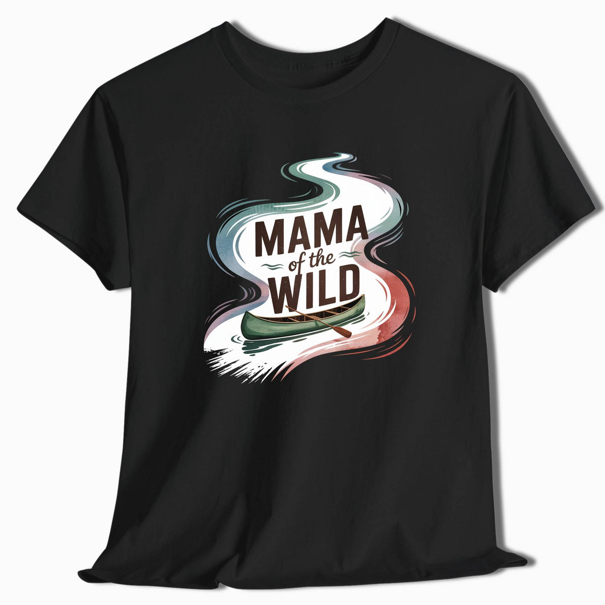 Camping T-Shirt Mama of the Wild Canoe - t144a25
