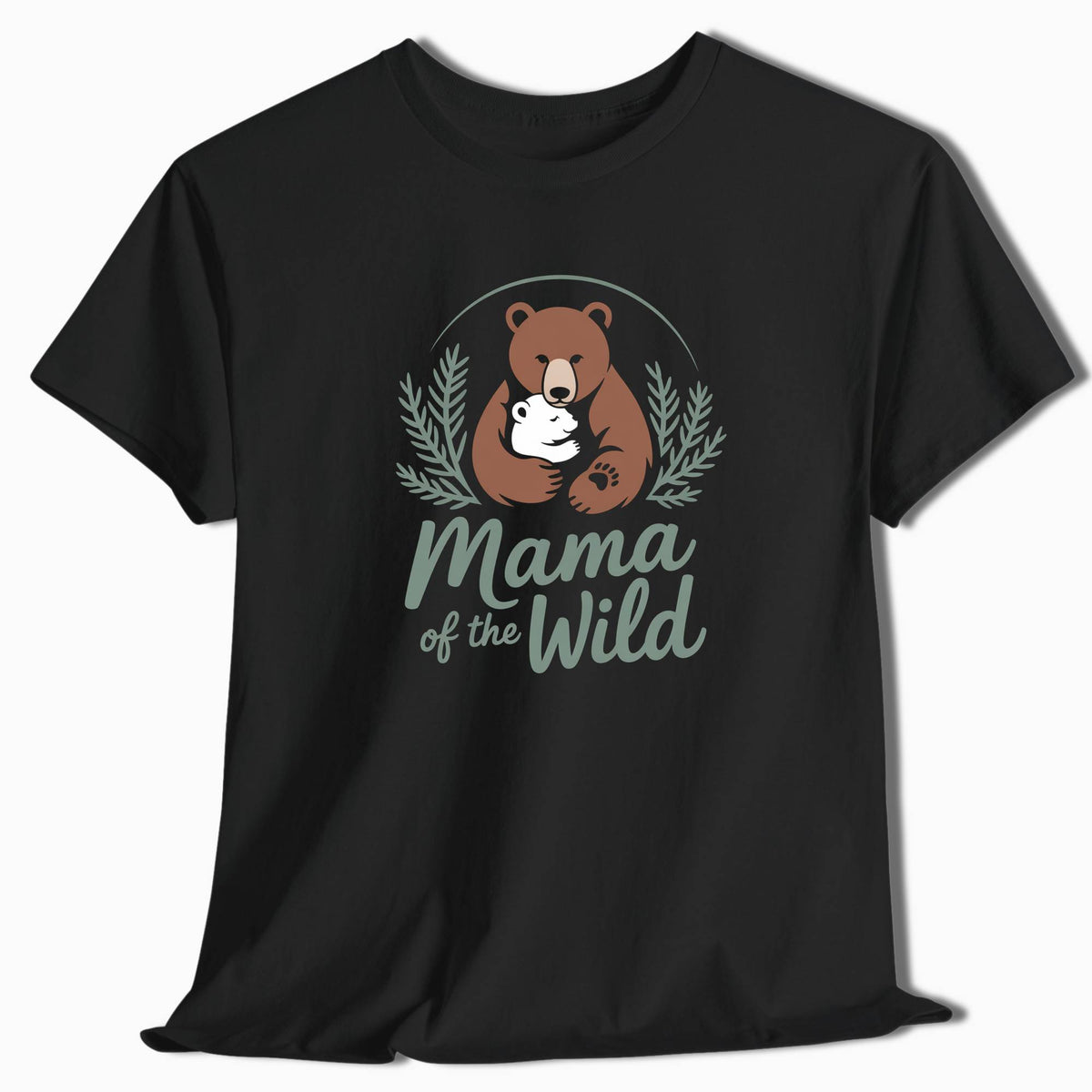 Camping T-Shirt Mama of the Wild Bear - t145a25