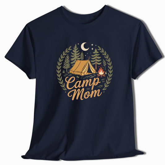 Camping T-Shirt Camp Mom - t153a25