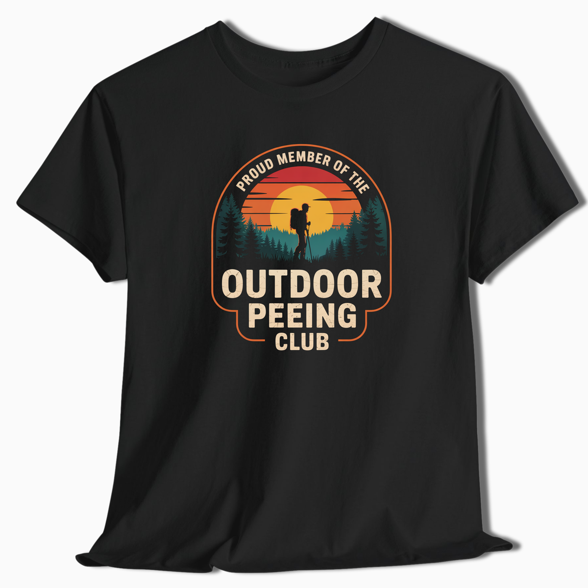 Proud Member Of The Outdoor Peeing Club - T-Shirt - t174a25