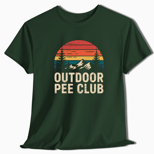 Outdoor Pee Club - T-Shirt - t183a25