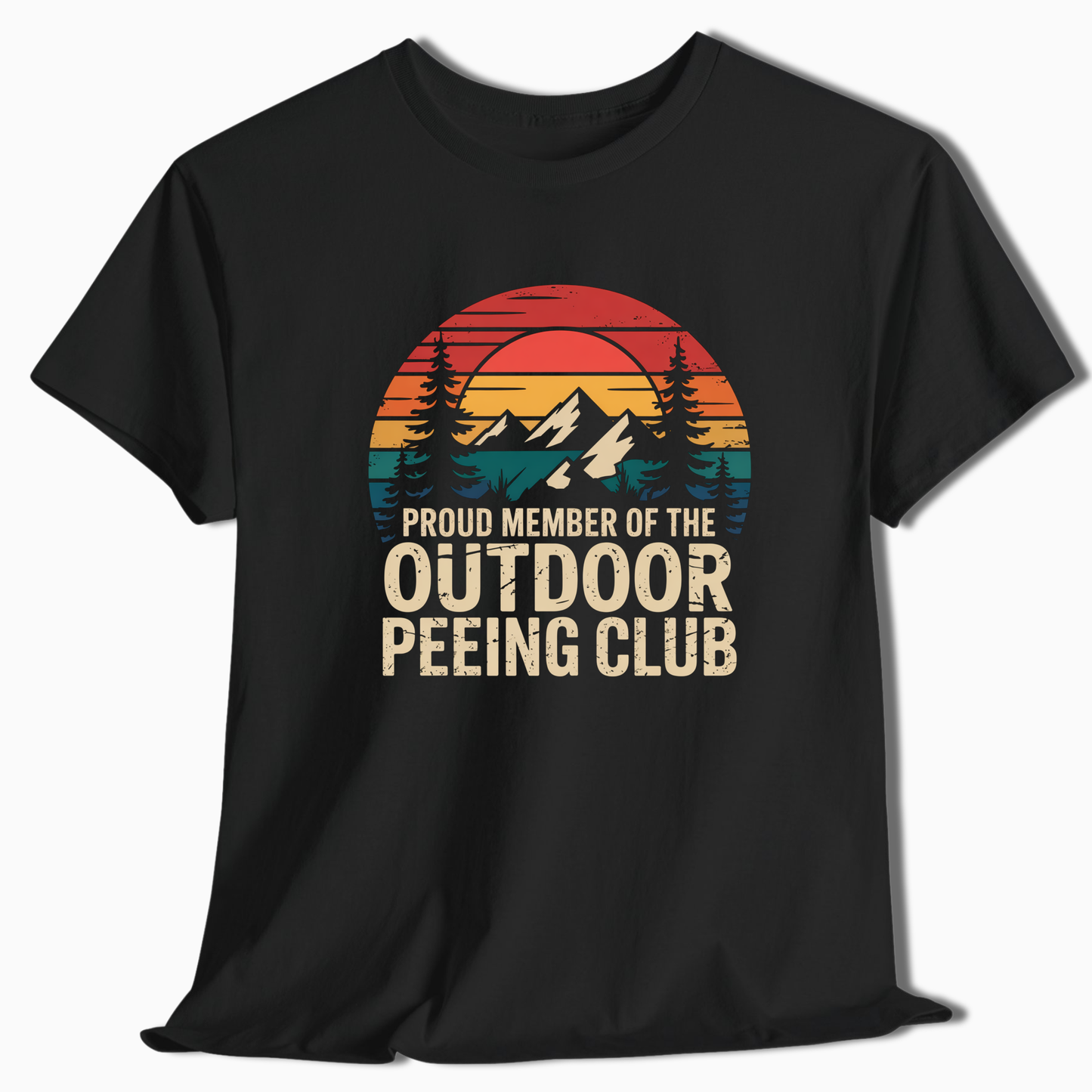 Proud Member Of The Outdoor Peeing Club T-Shirt - t190a25