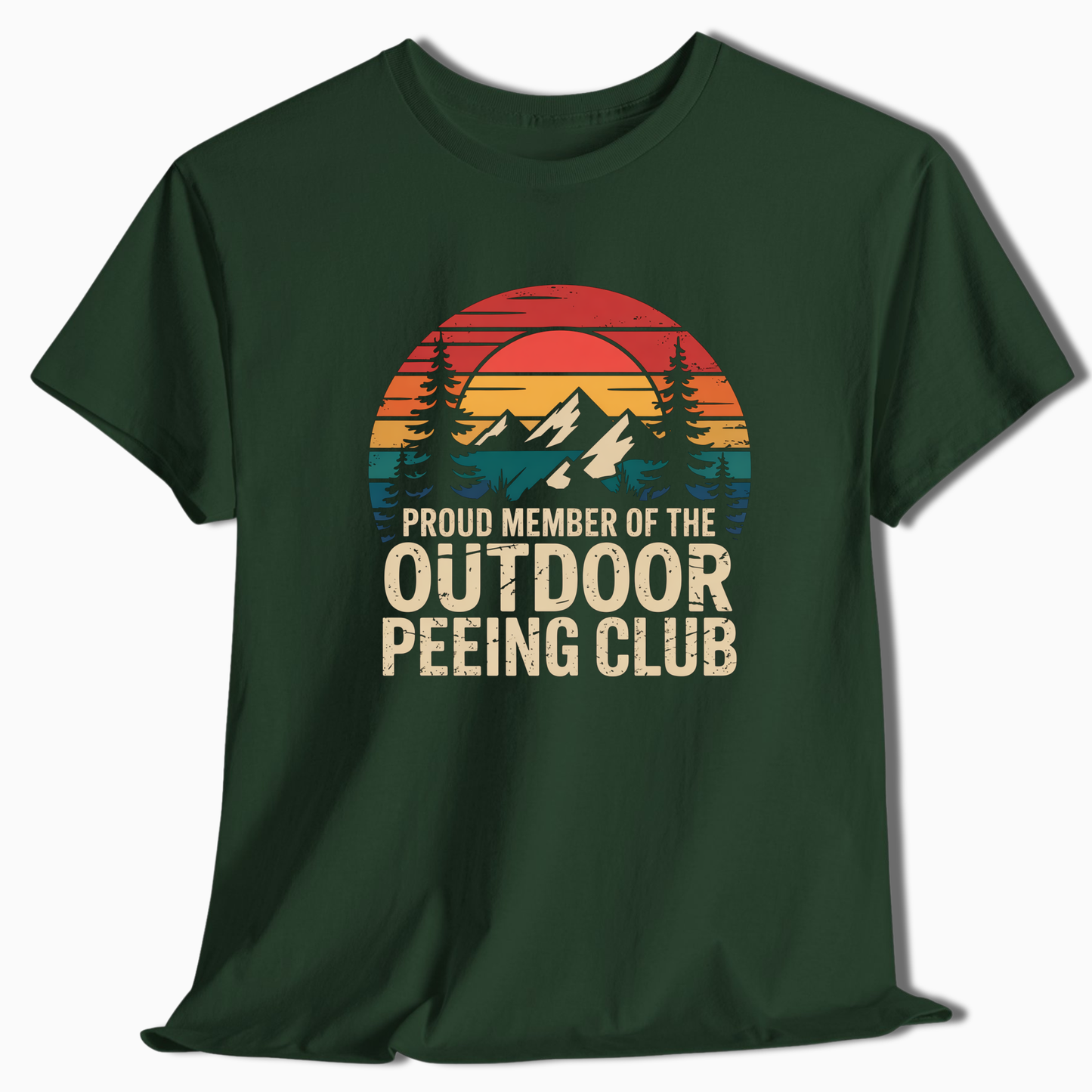 Proud Member Of The Outdoor Peeing Club T-Shirt - t190a25