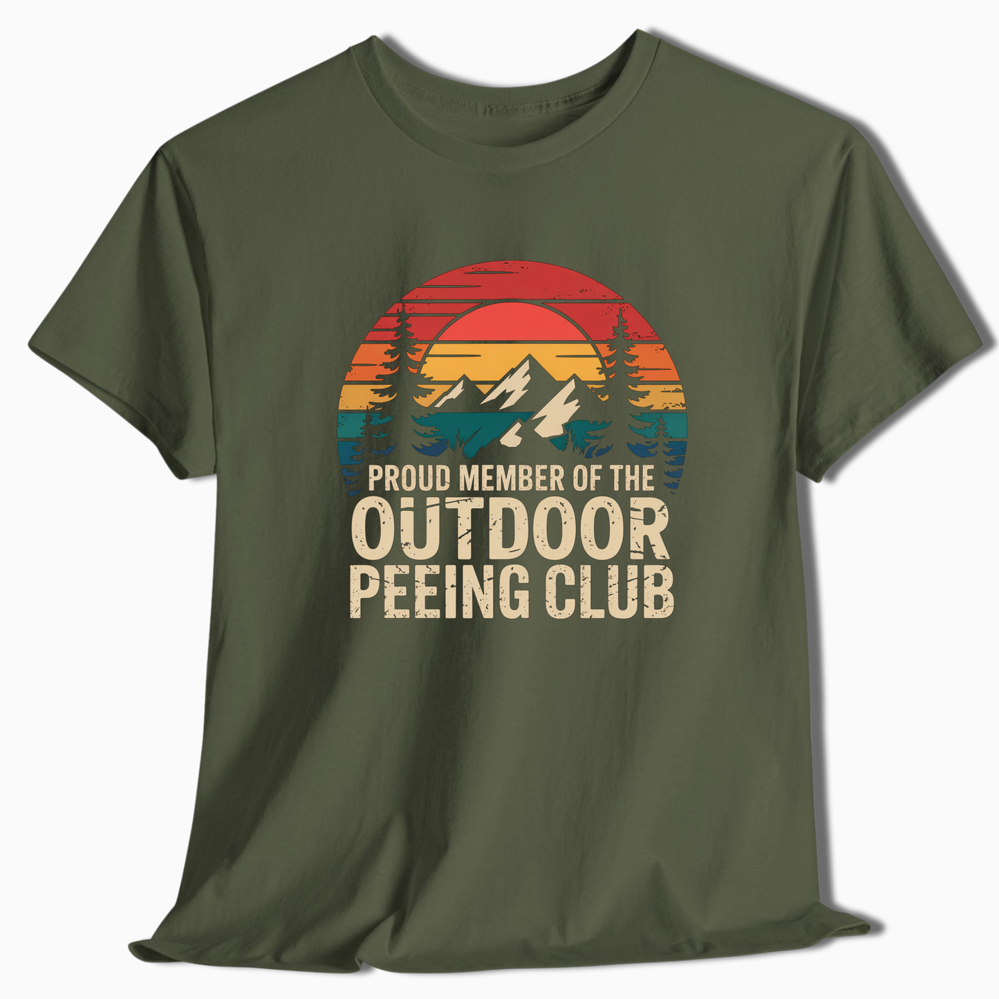 Proud Member Of The Outdoor Peeing Club T-Shirt - t190a25