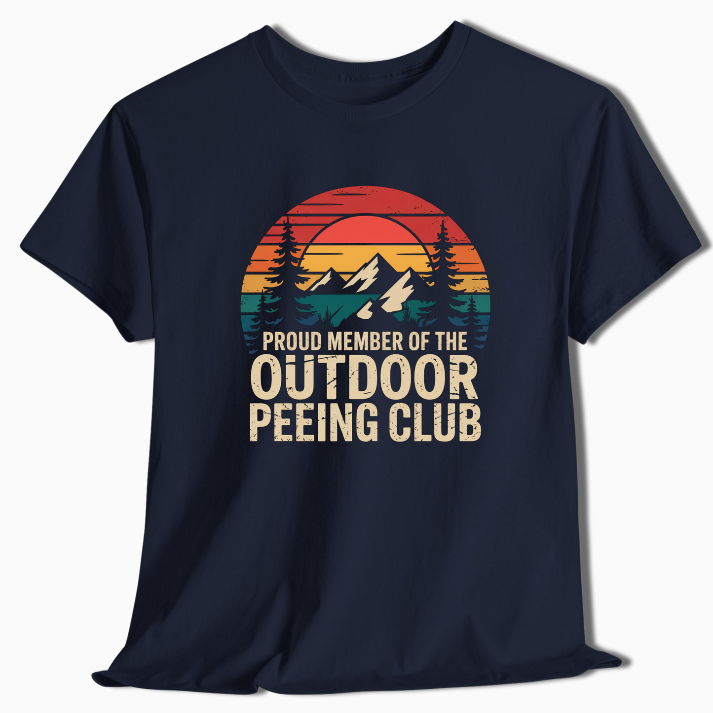 Proud Member Of The Outdoor Peeing Club T-Shirt - t190a25