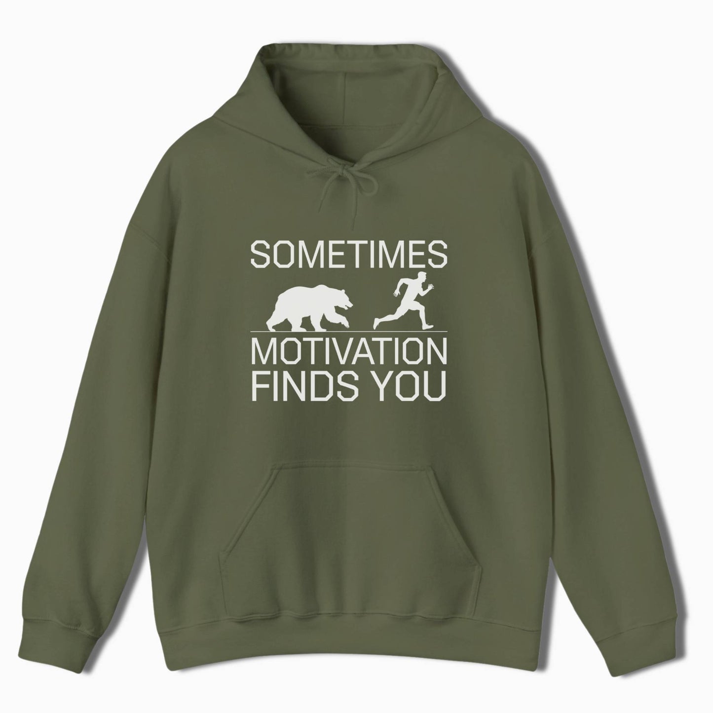 Hiking Hoodie Motivation Finds You - t1a25