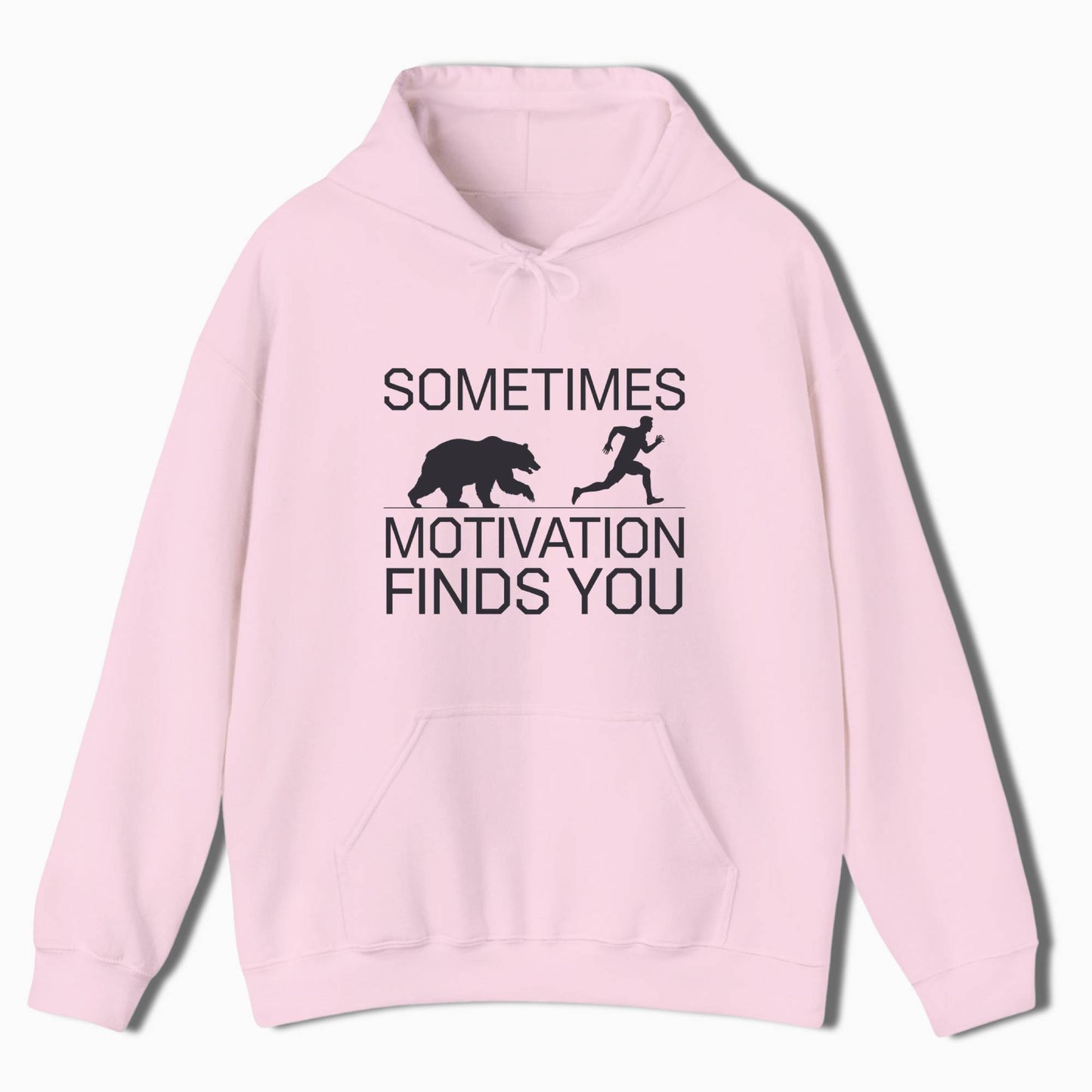 Hiking Hoodie Motivation Finds You - t1a25