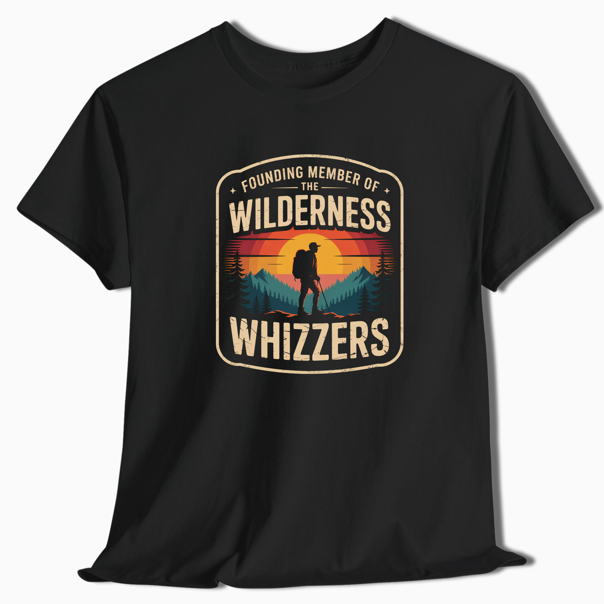 Founding Member Of The Wilderness Whizzers T-Shirt - t201a25