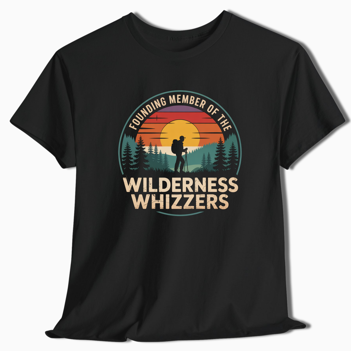 Founding Member Of The Wilderness Whizzers T-Shirt - t202a25
