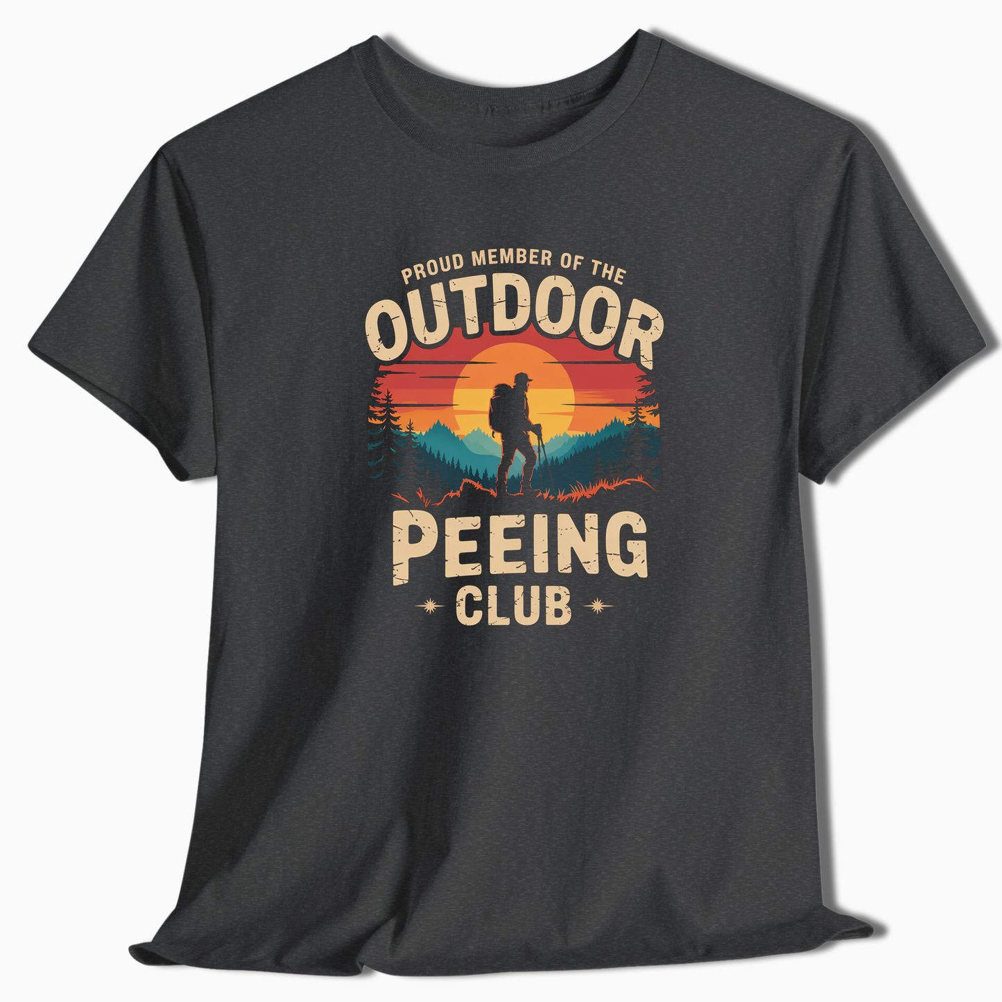 Proud Member Of The Outdoor Peeing Club T-Shirt - t203a25