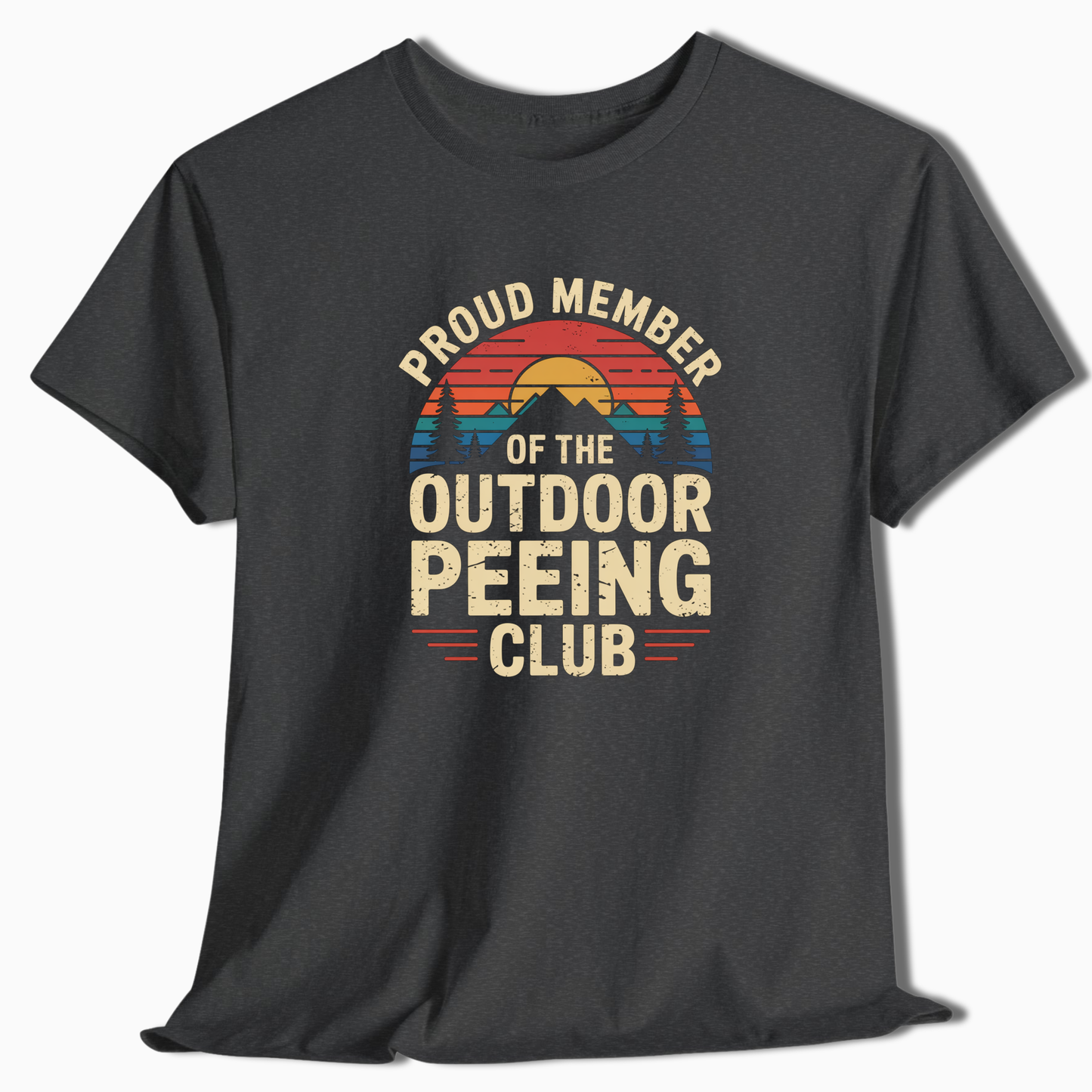 Proud Member Of The Outdoor Peeing Club T-Shirt - t204a25