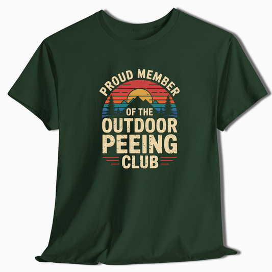 Proud Member Of The Outdoor Peeing Club T-Shirt - t204a25