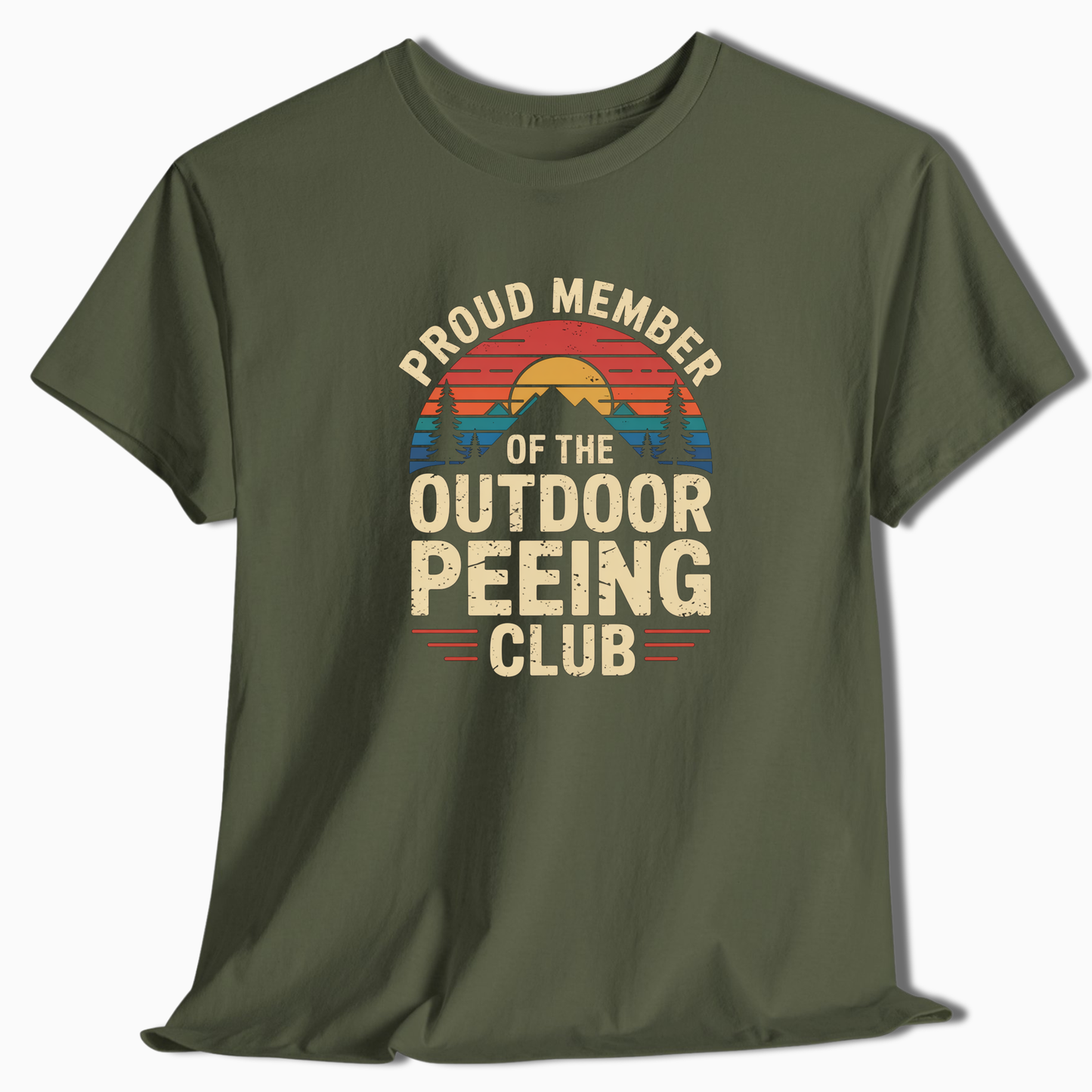 Proud Member Of The Outdoor Peeing Club T-Shirt - t204a25