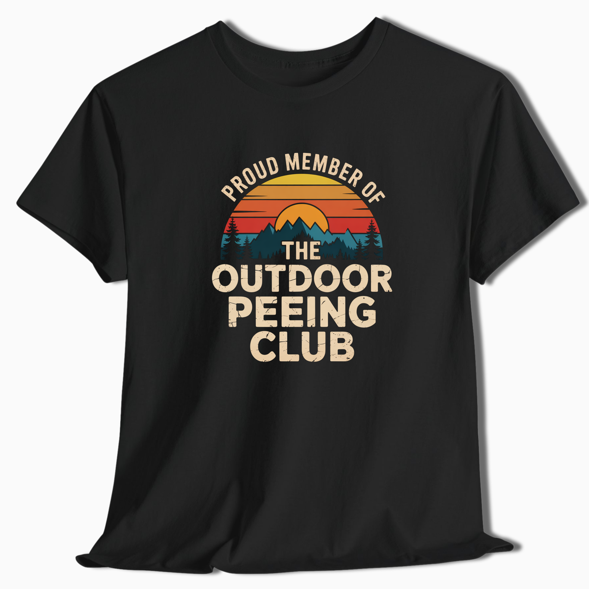 Proud Member Of The Outdoor Peeing Club T-Shirt - t205a25
