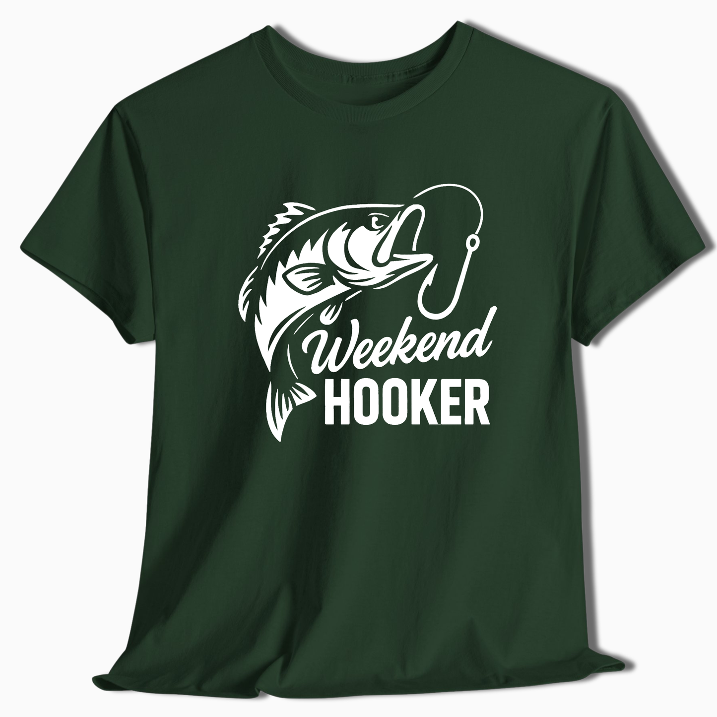 Weekend Hooker Fishing T-Shirt - t208a25