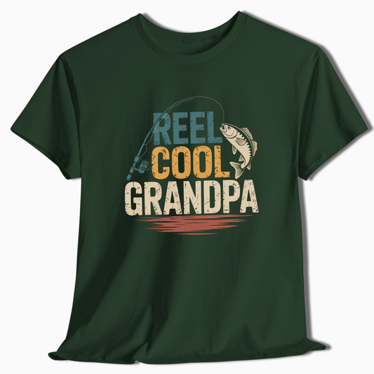 Reel Cool Grandpa T-Shirt - t213a25