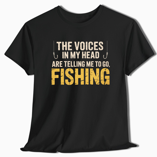 Voices In My Head Fishing T-Shirt - t216a25