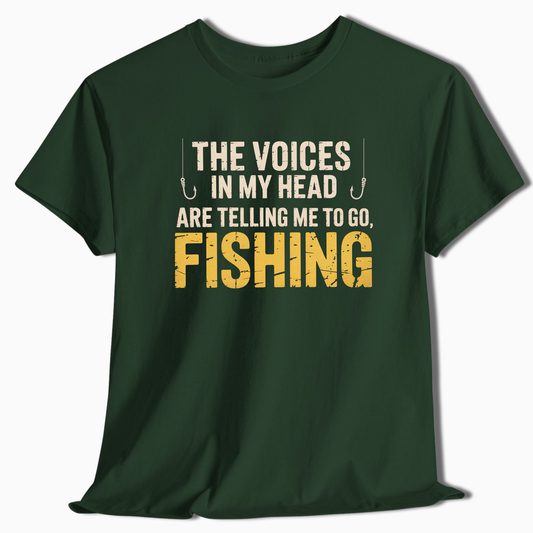 Voices In My Head Fishing T-Shirt - t216a25