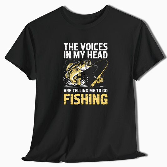 Go Fishing Voices T-Shirt - t217a25