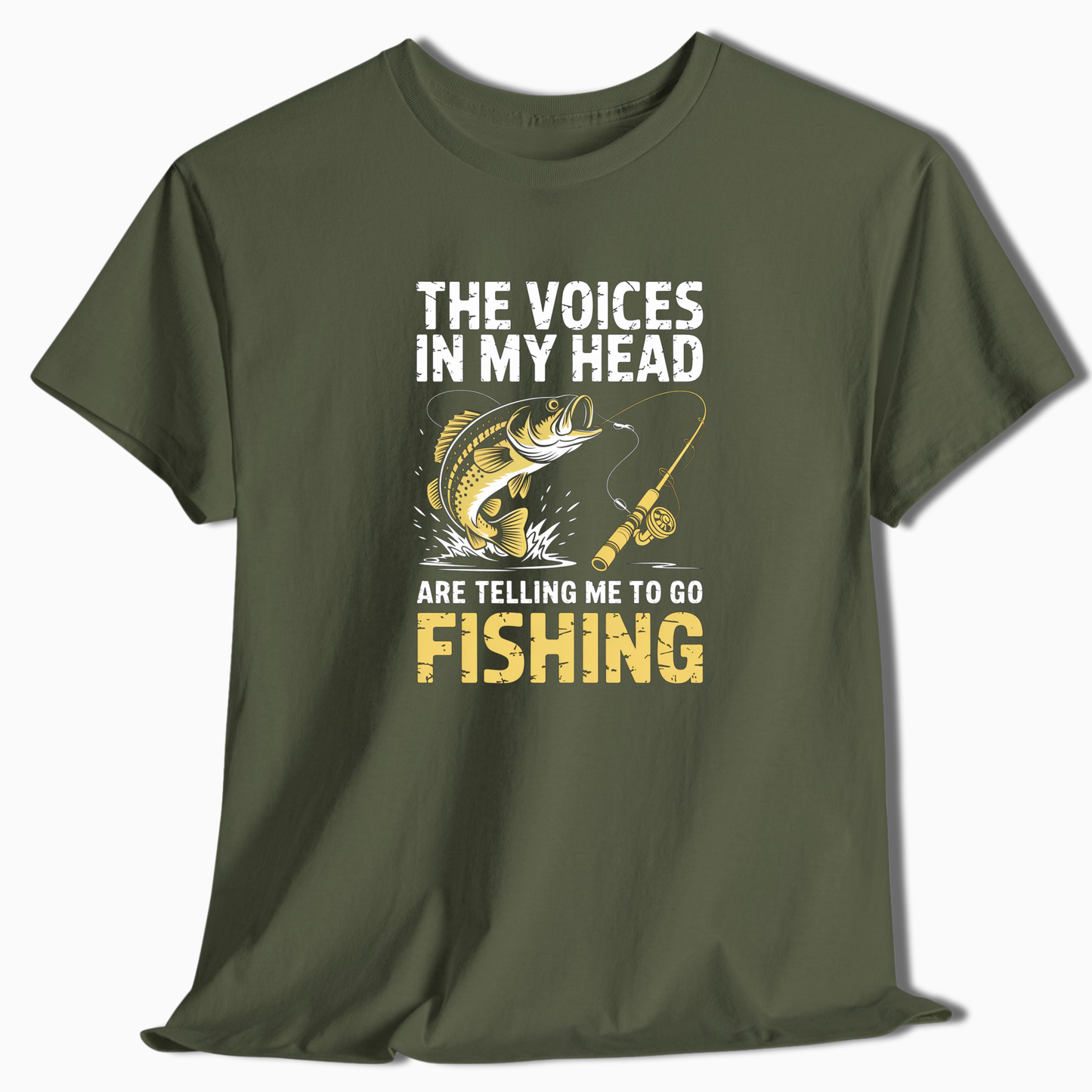 Go Fishing Voices T-Shirt - t217a25