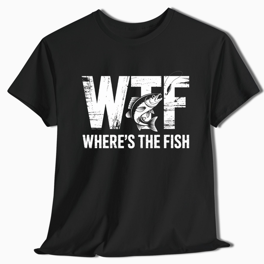 WTF Where's The Fish T-Shirt - t230a25