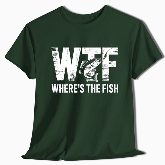 WTF Where's The Fish T-Shirt - t230a25
