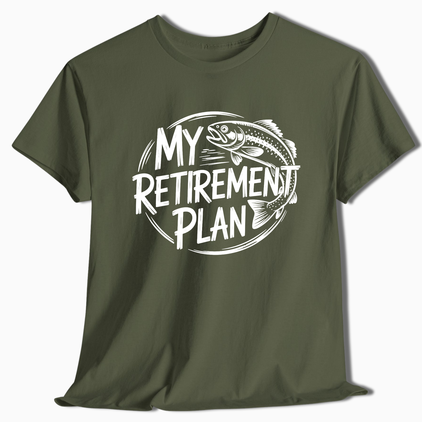 My Retirement Plan Fishing T-Shirt - t233a25