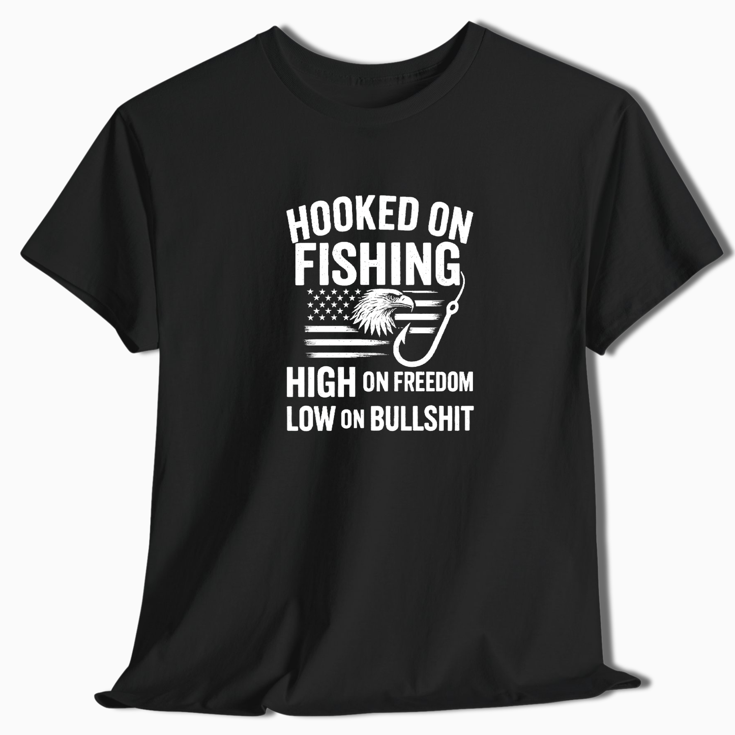 Hooked On Fishing T-Shirt - t239a25