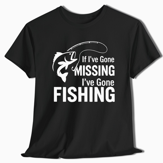 I've Gone Fishing T-Shirt - t244a25