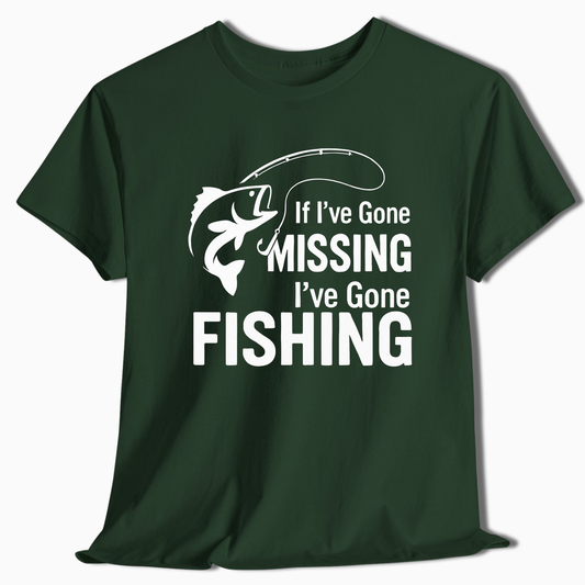I've Gone Fishing T-Shirt - t244a25