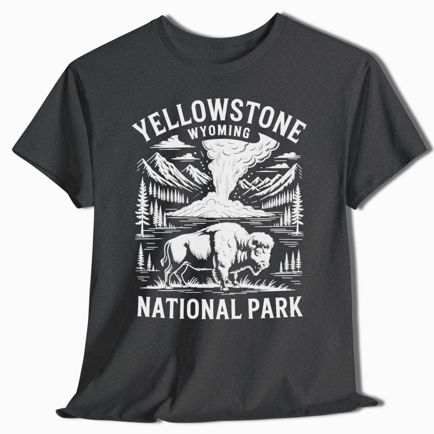 Yellowstone Hiking T-Shirt - Perfect for Hiking Trips - t280a25