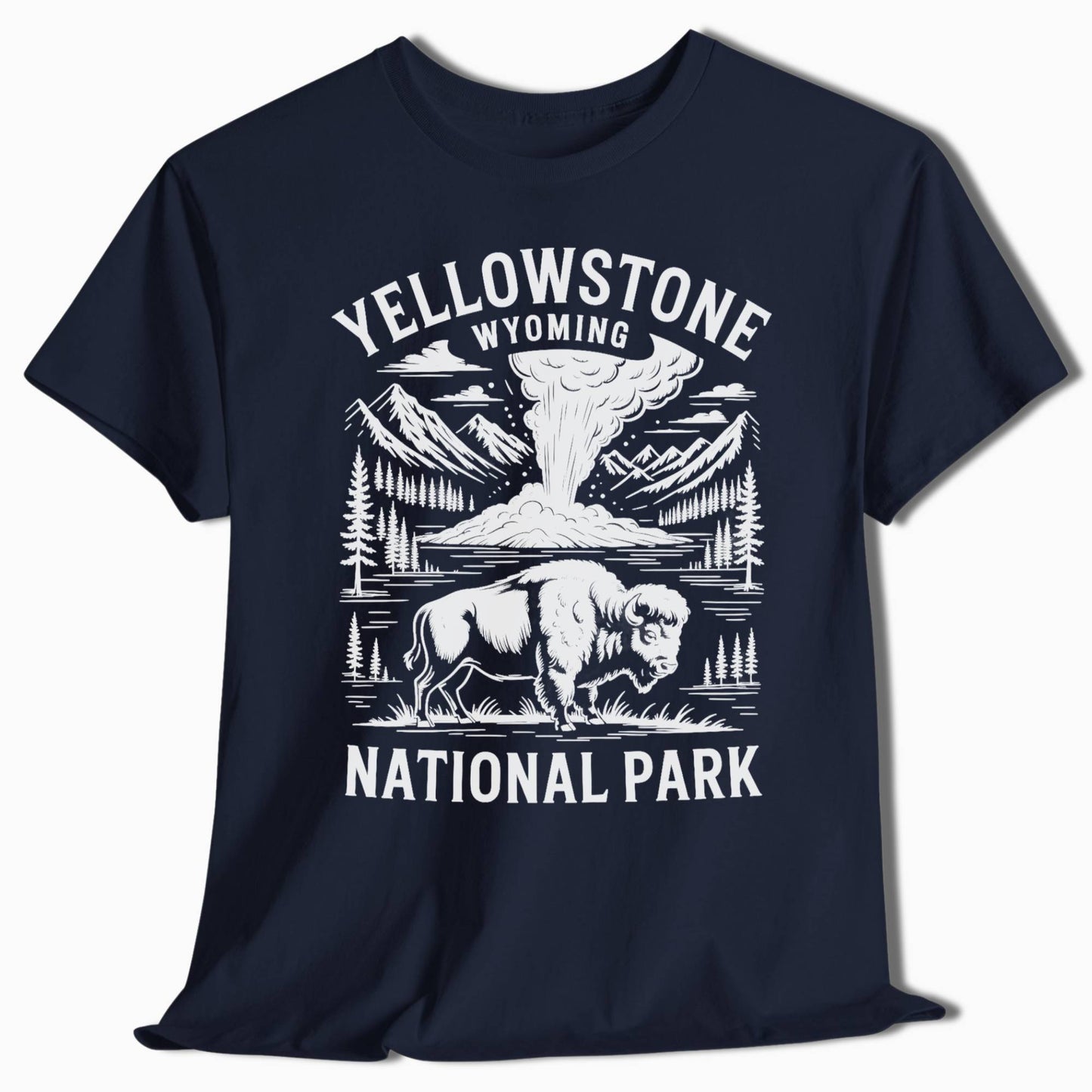 Yellowstone Hiking T-Shirt - Perfect for Hiking Trips - t280a25