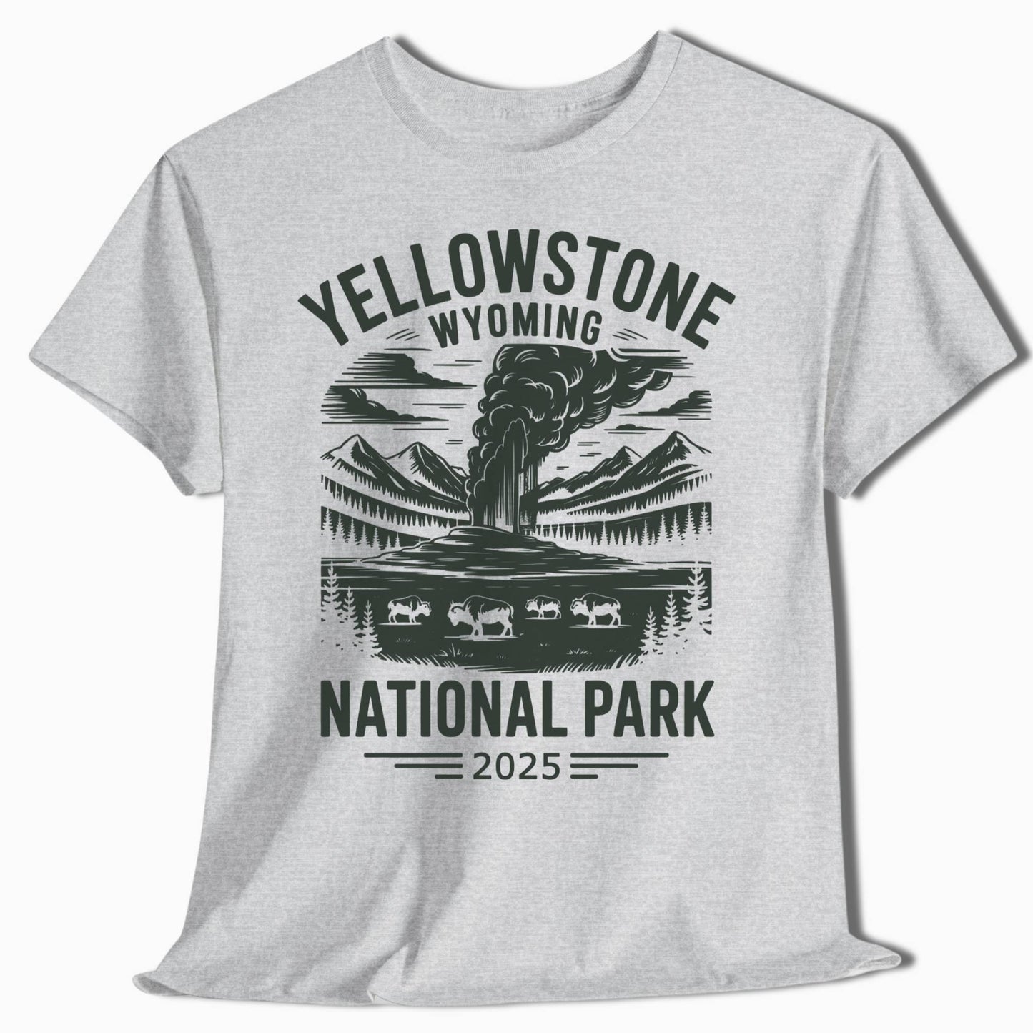 Yellowstone National Park Personalized Hiking Shirt - t281a25