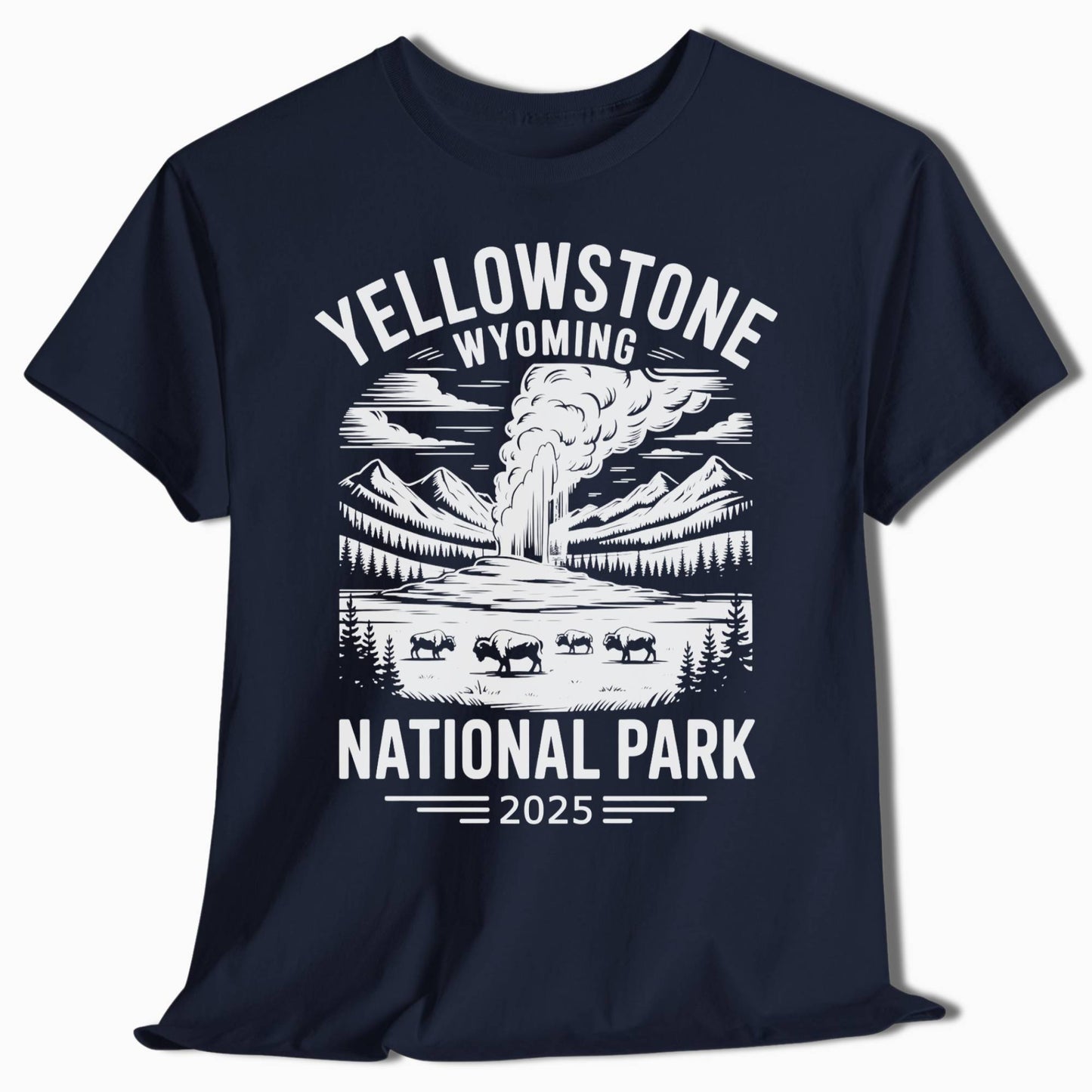 Yellowstone National Park Personalized Hiking Shirt - t281a25