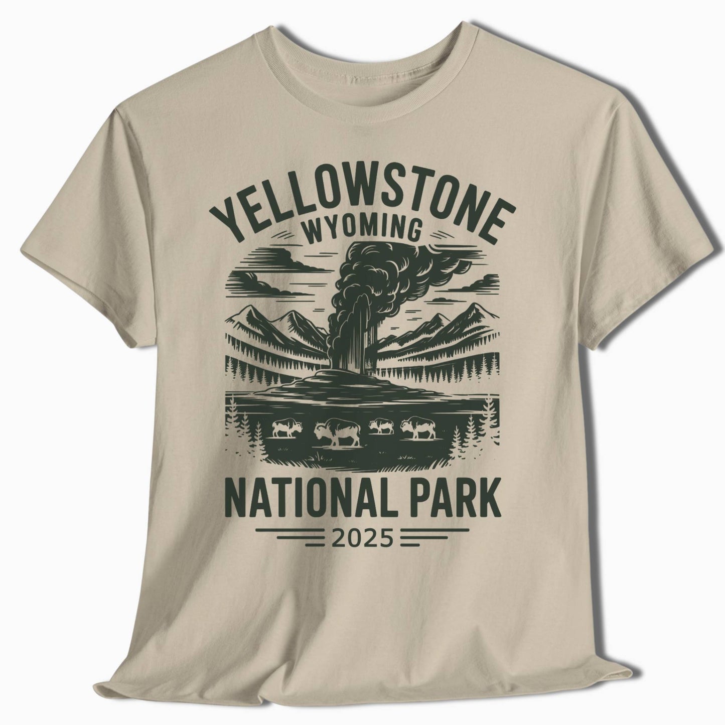 Yellowstone National Park Personalized Hiking Shirt - t281a25