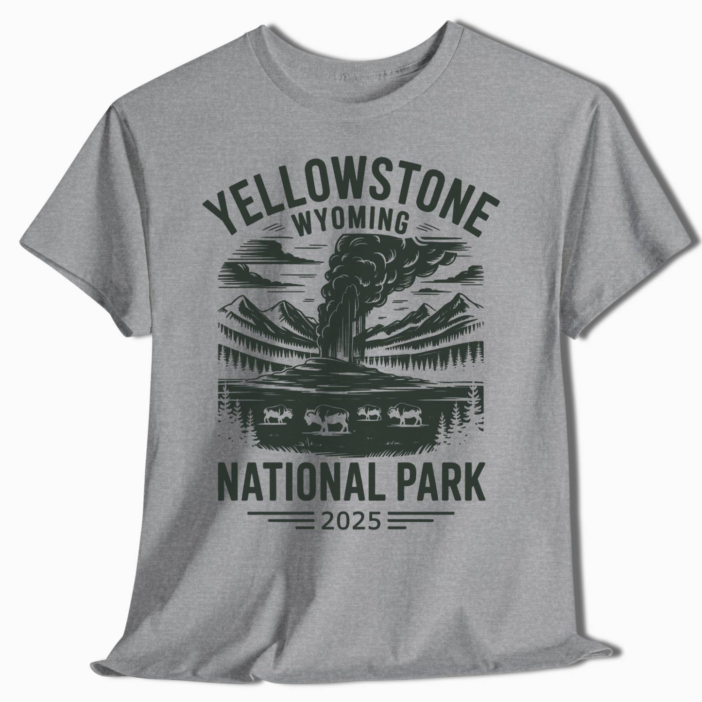 Yellowstone National Park Personalized Hiking Shirt - t281a25