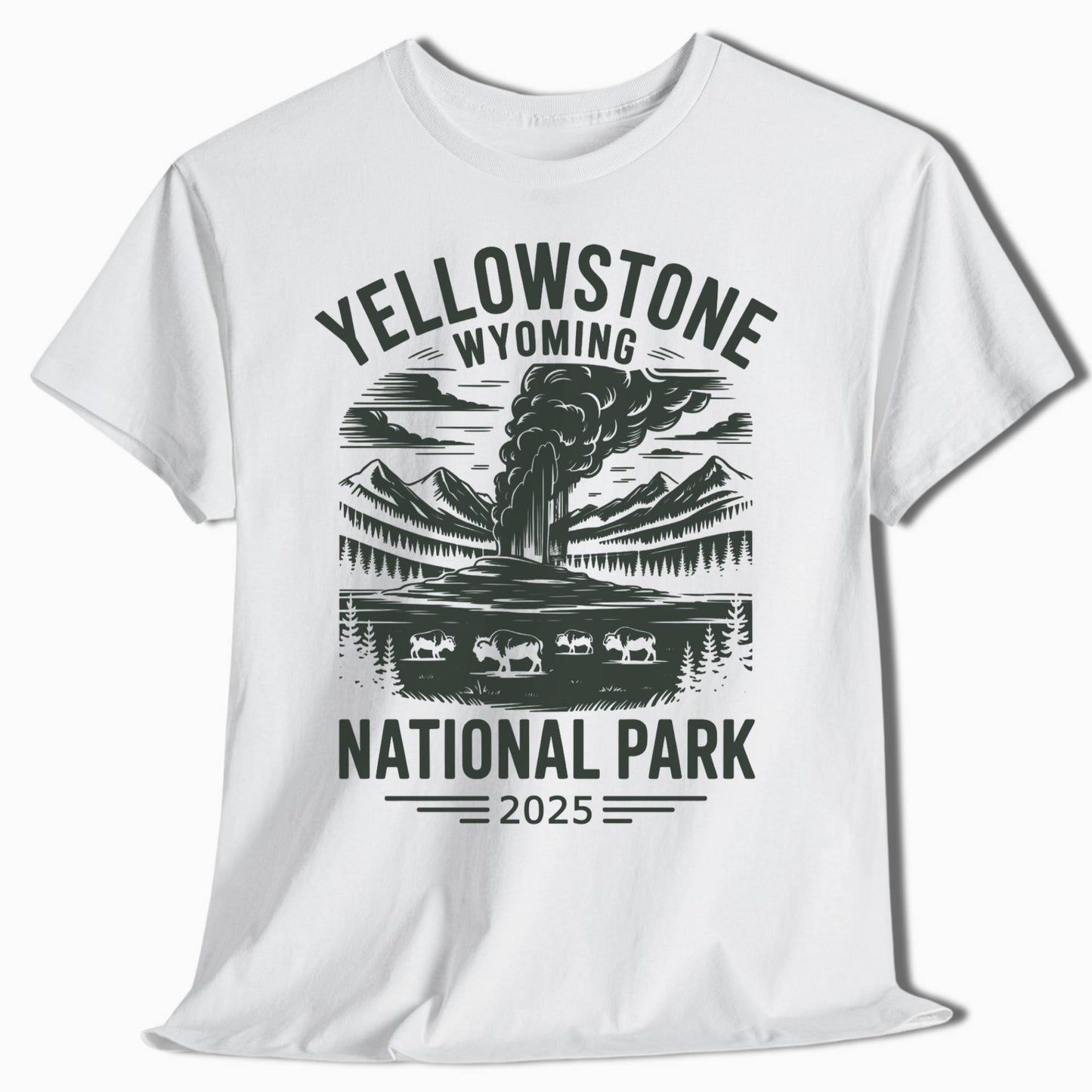 Yellowstone National Park Personalized Hiking Shirt - t281a25