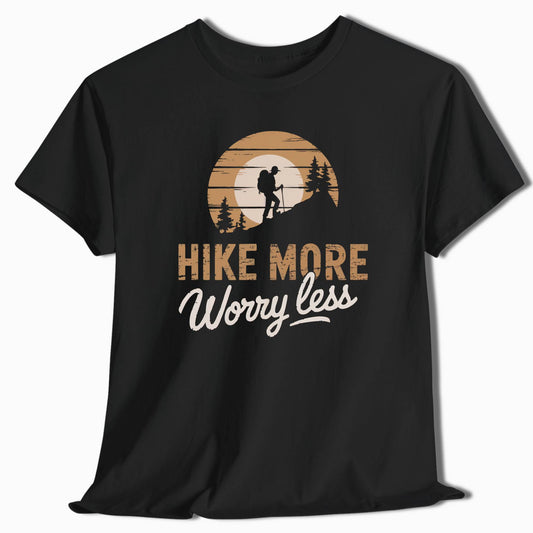 Hike More Worry Less T-Shirt - t56a25